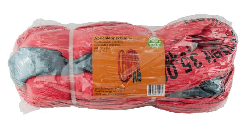 Abschleppschlinge 6m Heavy-duty Tow Strap for Trailers, 35000 lbs, Bunt