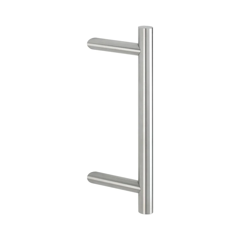 Hoppe E5011 Stainless Steel Matt, Design: Straight, Rod Handle Shock House Door Pull Handle, 2011643