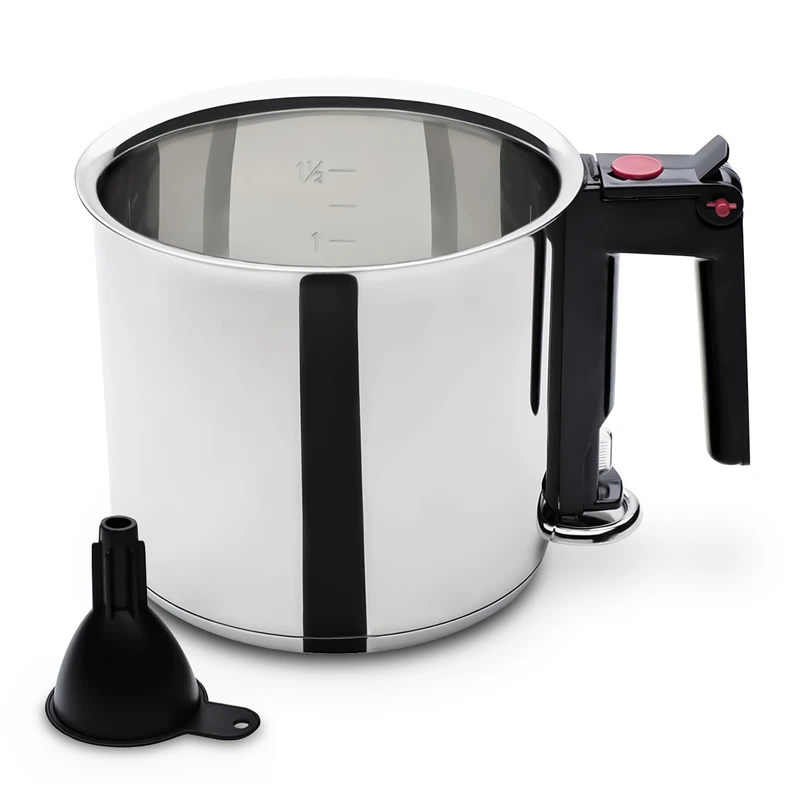 GSW Stahlwaren GmbH Water Boiler, Silver/Black, 16 x 15 cm, 1.5 Litre