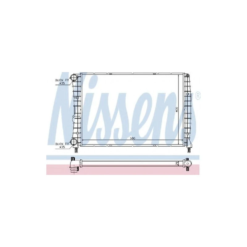 Nissens 60060 Radiator, engine cooling