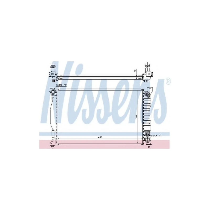 Nissens 60300A Radiator, engine cooling