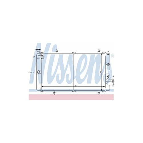 Nissens 63742 Radiator, engine cooling