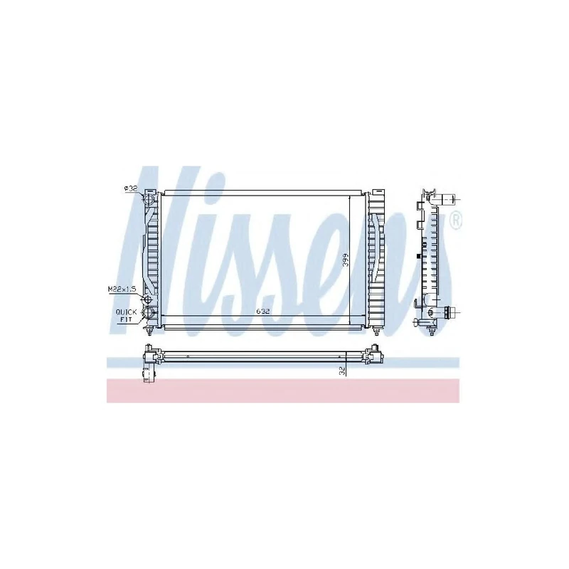 Nissens 60491 Radiator, engine cooling