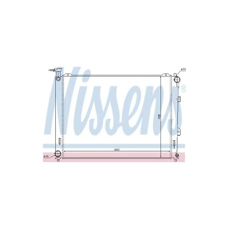 Nissens 66683 Radiator, engine cooling