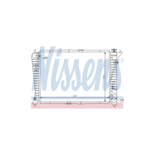 Nissens 67002 Radiator, engine cooling