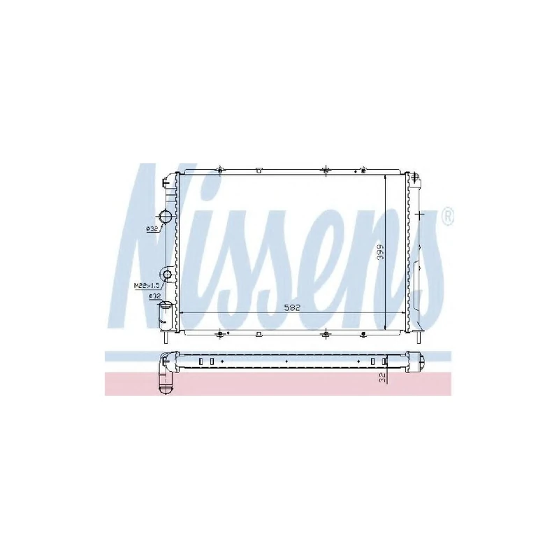 Nissens 63938A Radiator, engine cooling