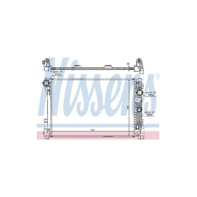 Nissens 67164 Radiator, engine cooling