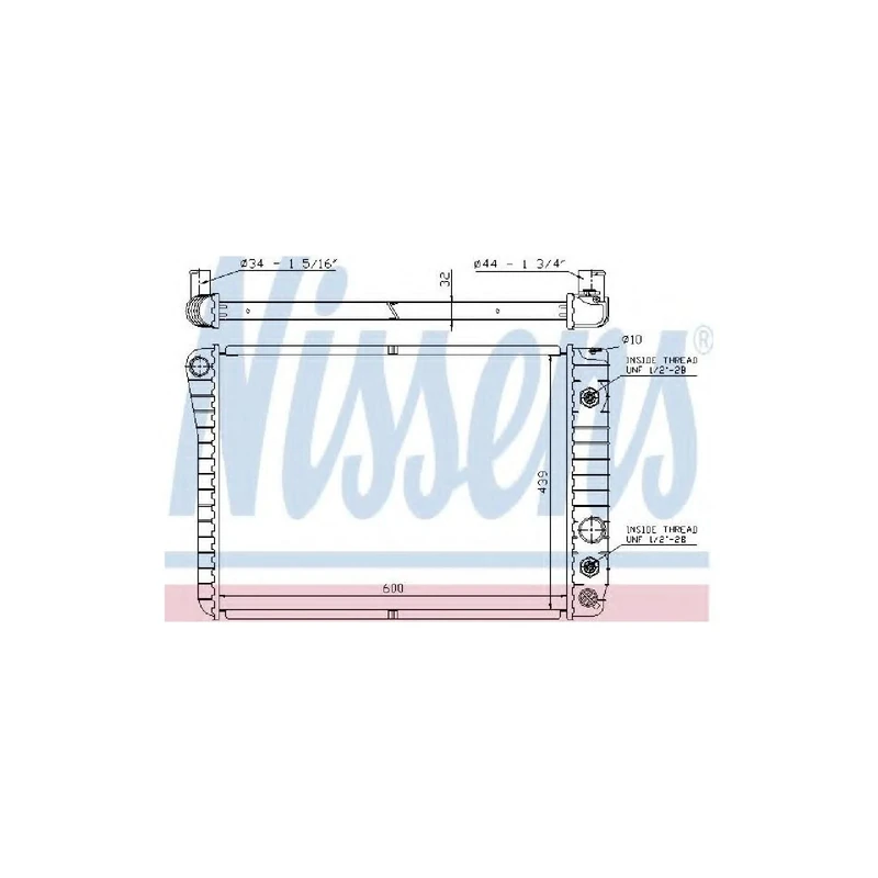 Nissens 60924 Radiator, engine cooling