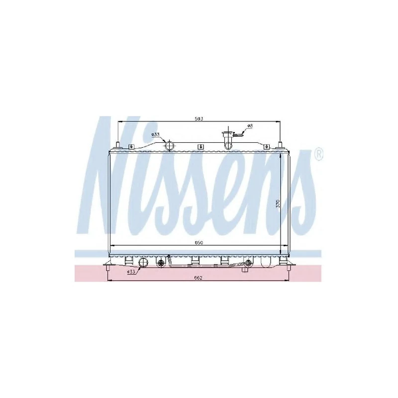Nissens 67502 Radiator, engine cooling
