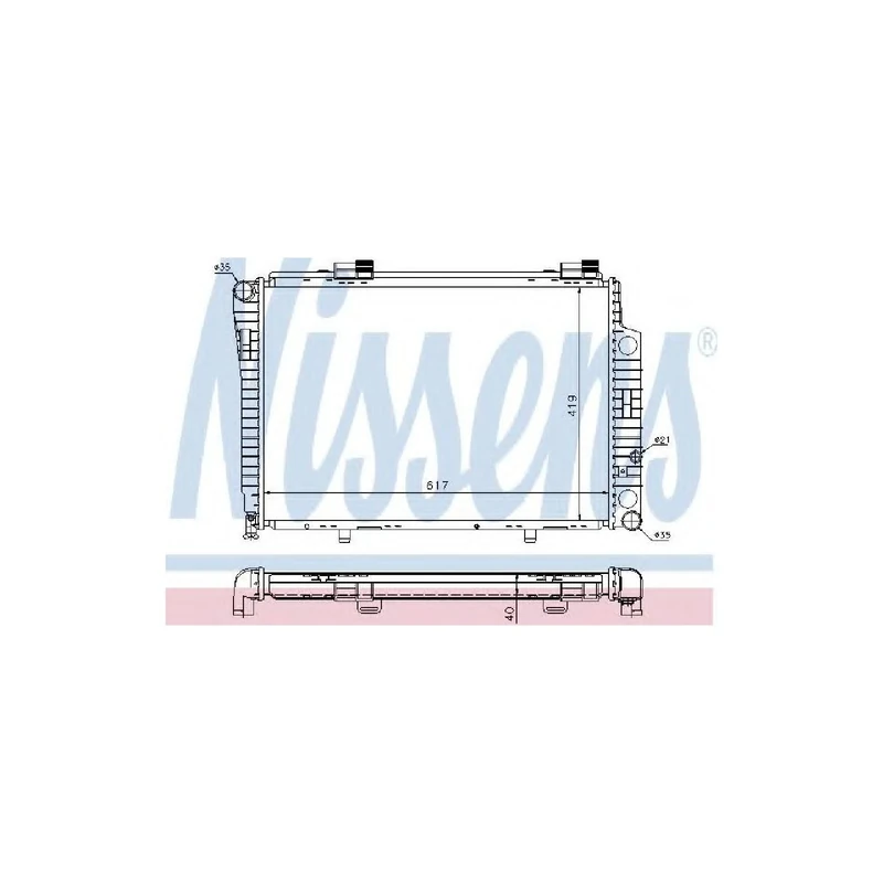 Nissens 62752A Radiator, engine cooling