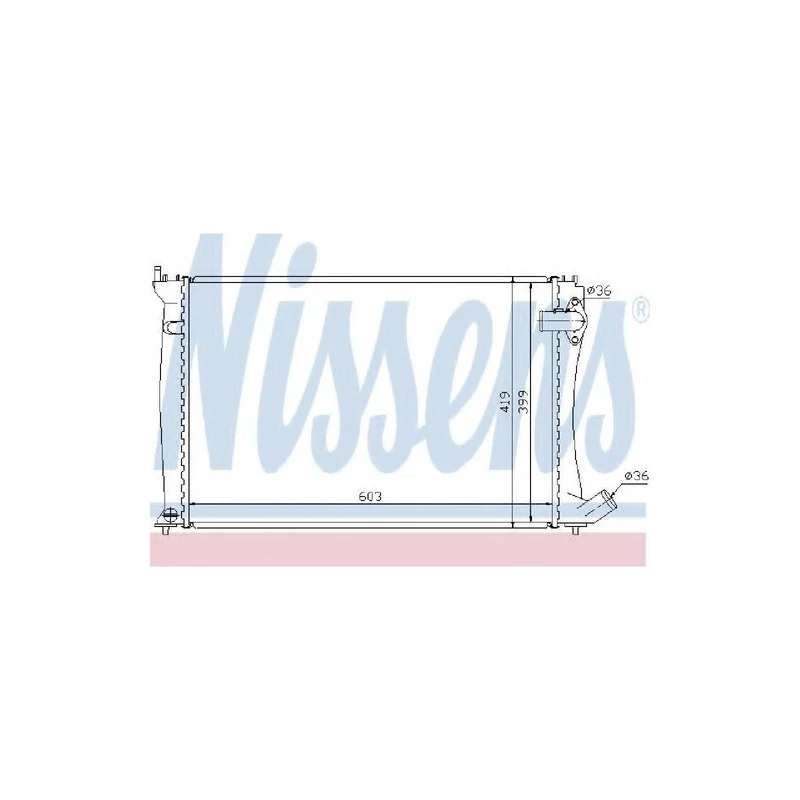 Nissens 61298 Radiator, engine cooling