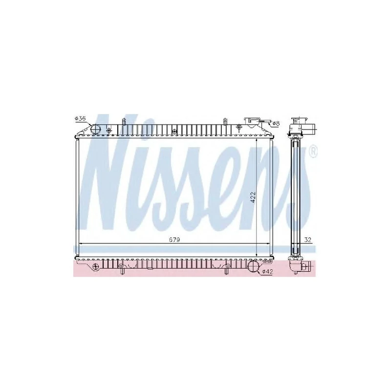 Nissens 62921A Radiator, engine cooling
