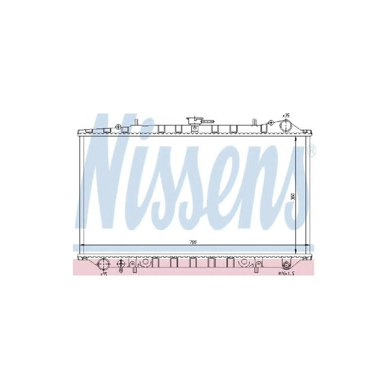 Nissens 62977 Radiator, engine cooling