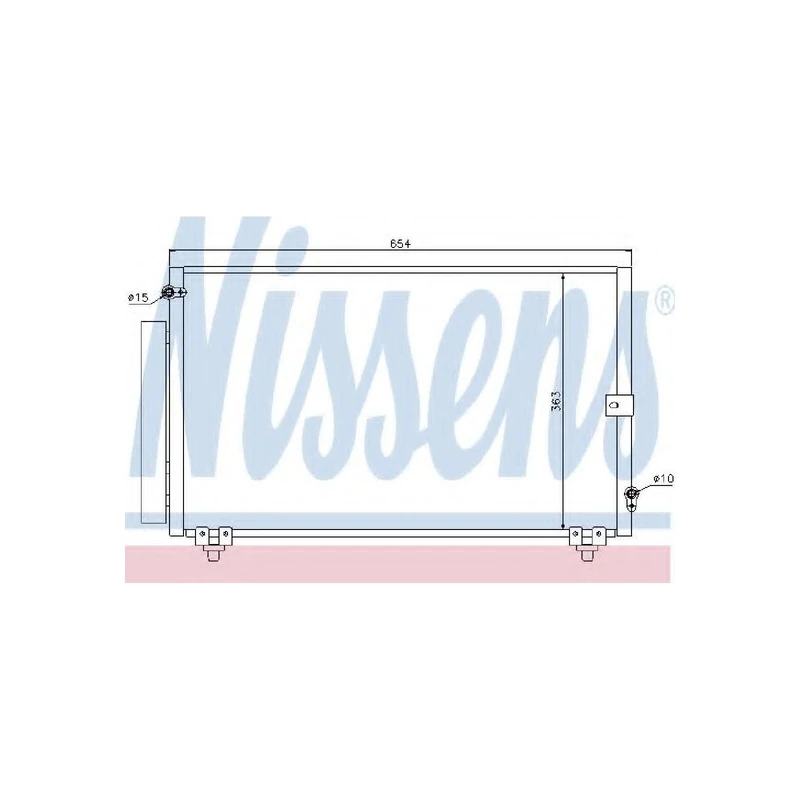 Nissens 940013 Condenser, air conditioning