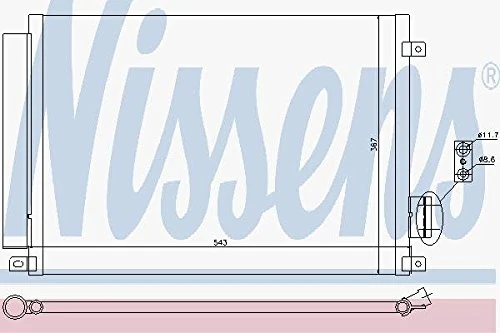 Nissens 940028 Condenser, air conditioning
