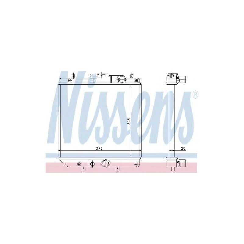 Nissens 61748 Radiator, engine cooling