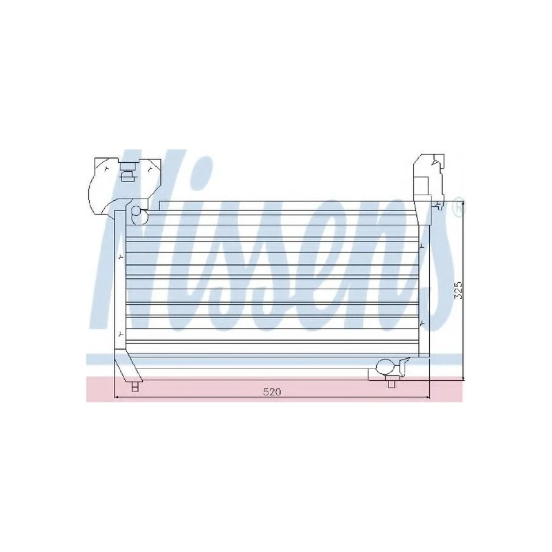 Nissens 94014 Condenser, air conditioning
