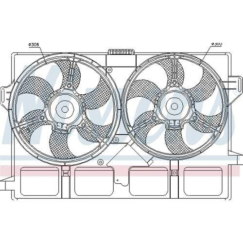 Nissens 85440 Fan, radiator