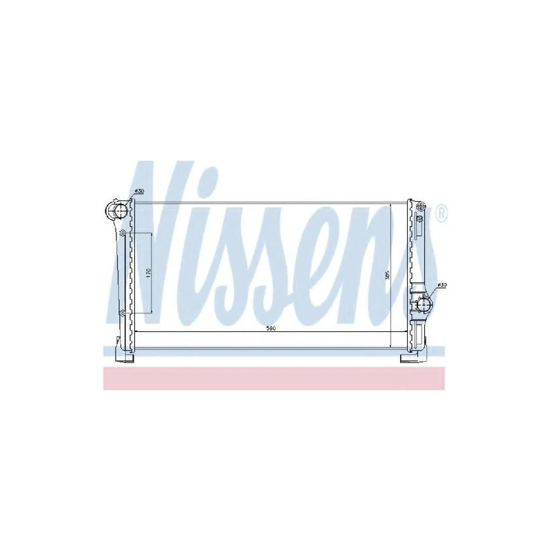 Nissens 61896 Radiator, engine cooling