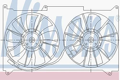 Nissens 85486 Fan, radiator