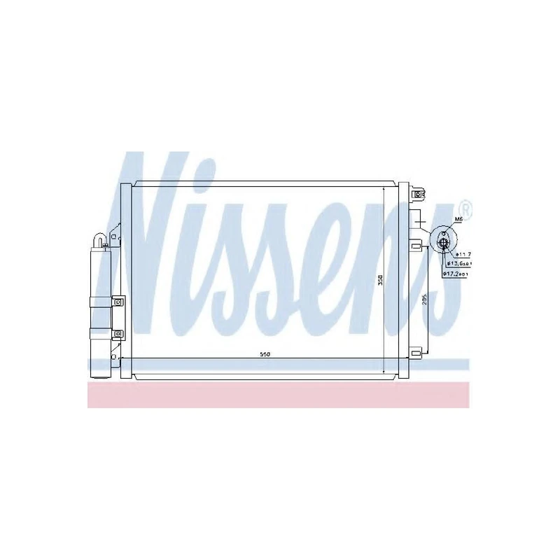 Nissens 940074 Condenser, air conditioning
