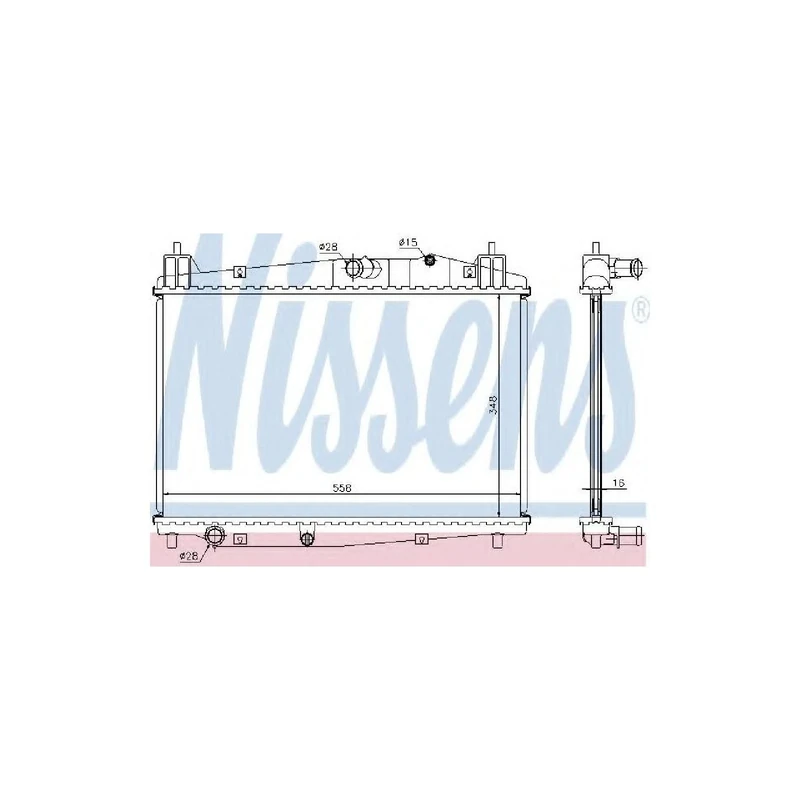 Nissens 68506 Radiator, engine cooling