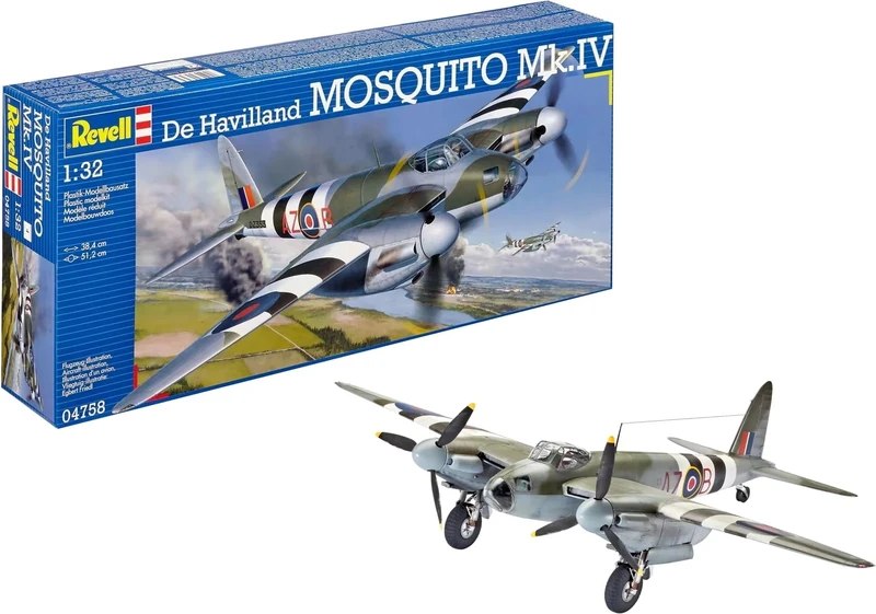 Revell 04758 De Havilland Mosquito MK.IV 1:32 Scale Unbuilt/Unpainted Plastic Model Kit