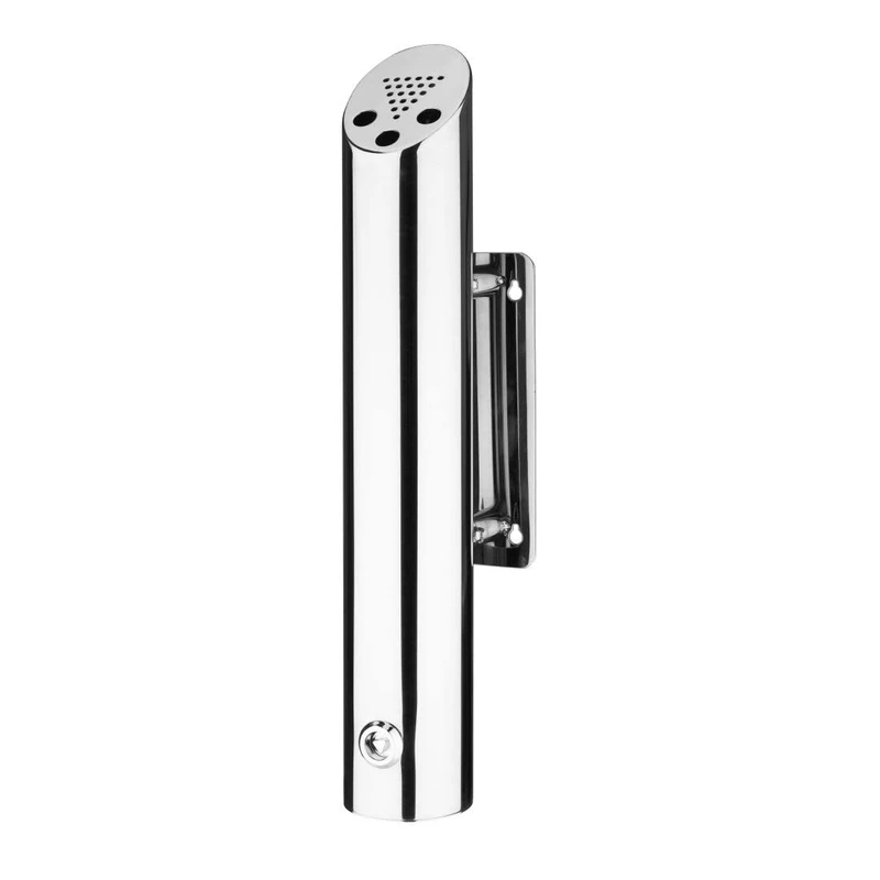 Bolero Cylinder Wall Mounted Ashtray Stainless Steel Cigarette Smoking Holder