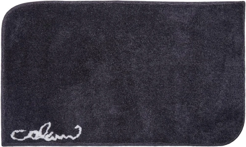 Grund Designer Bath Mat COLANI, Ultra Soft and Absorbent, Anti Slip, 5 Years Warranty, Colani 40, Bath Mat 80x140 cm, Anthracite