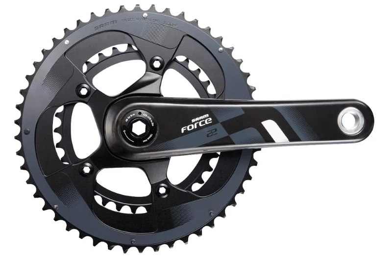 SRAM Force22 Crankset - GXP, 165 mm, 50t-34t