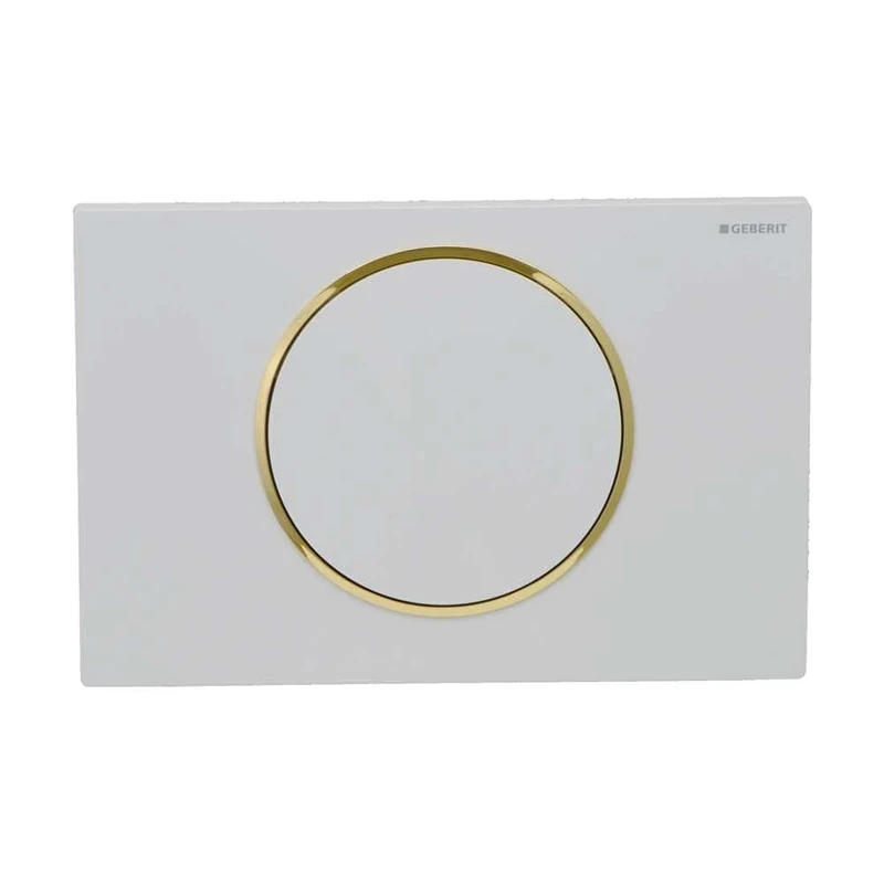 Geberit 115.758. KK. 5 Sigma10, Plastic, white/gold/white