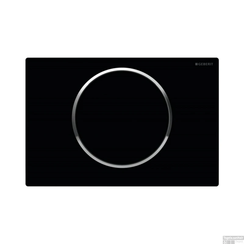 Geberit 115.758 KM. 5 Sigma10, Plastic, Black/Bright Chrome/Black