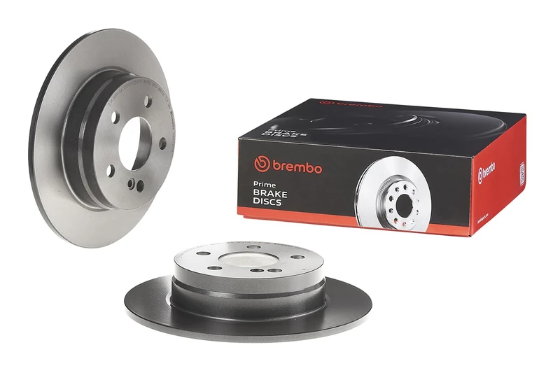 Brembo 08.A737.11 Rear UV Coated Brake Disc - Set of 2