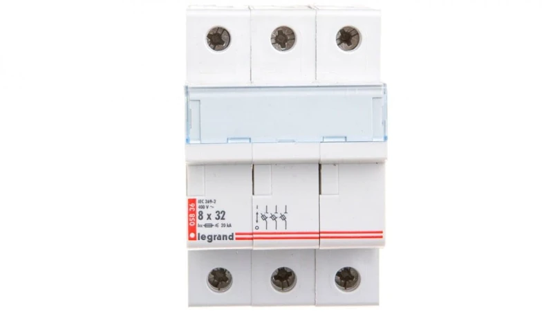 Legrand 005836 Fuse Isolator3-Pin 8.5 x 31.5 mm