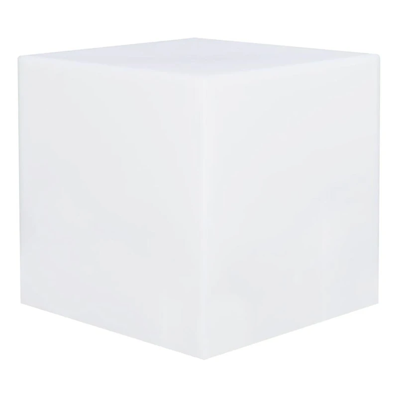 LUMISKY 303167 Contemporain Cube Lumineux sans Fil + Télécommande avec LED à Économie d'Énergie Polyéthylène Epais Multicolore Autonome 40 x 40 x 40 cm