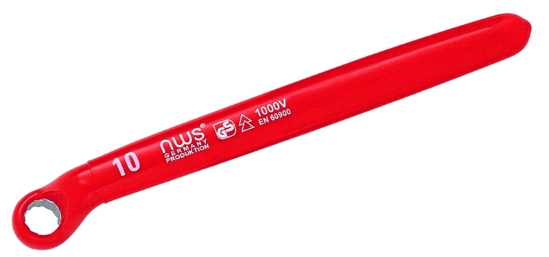 NWS 2021-18-225 Number 2021 Single Ended Ring Spanner, Red, 18 x 225 mm