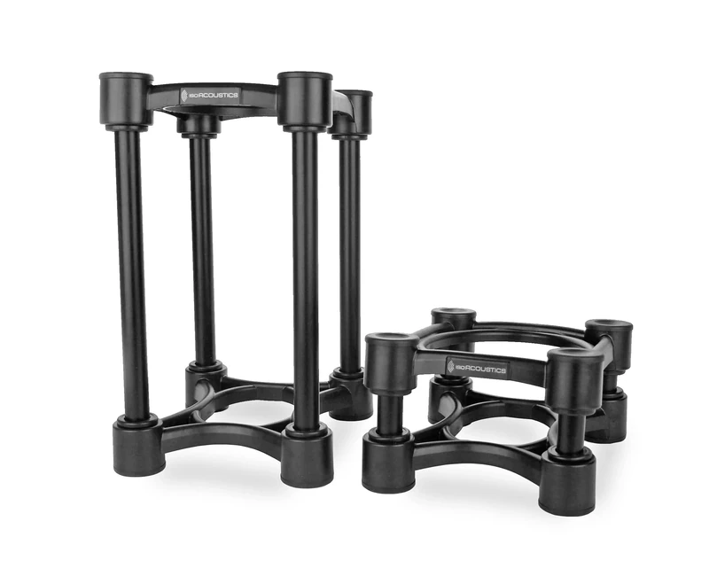 IsoAcoustics Iso-Stand Series Speaker Isolation Stands with Height & Tilt Adjustment: Iso-130 (13 x 15.2 cm) Pair