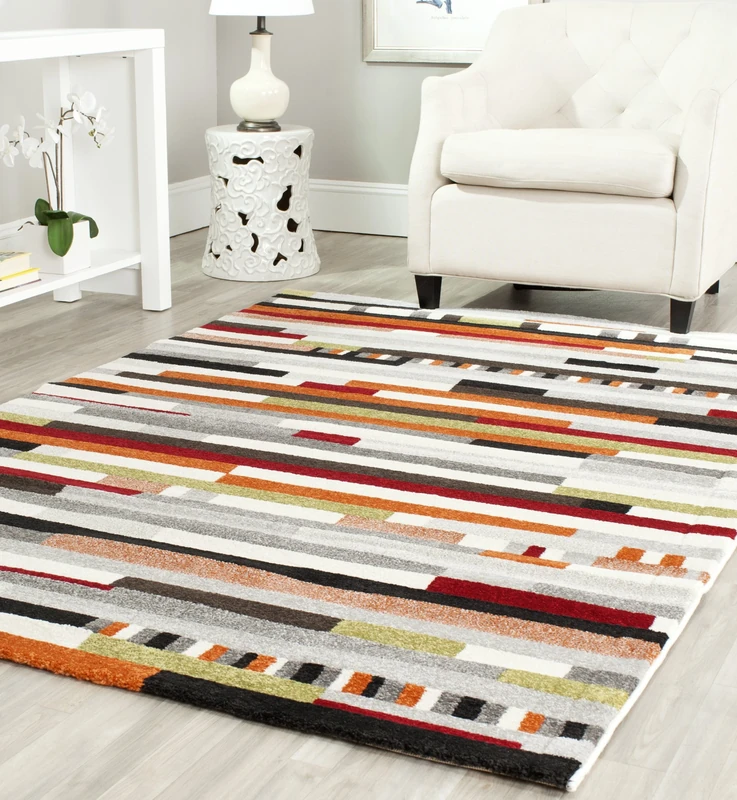 Safavieh Modern Indoor Woven Rectangle Area Rug, Porcello Collection, PRL3721, in Ivory, 244 X 340 cm for Living Room, Bedroom or Any Indoor Space - Image 1