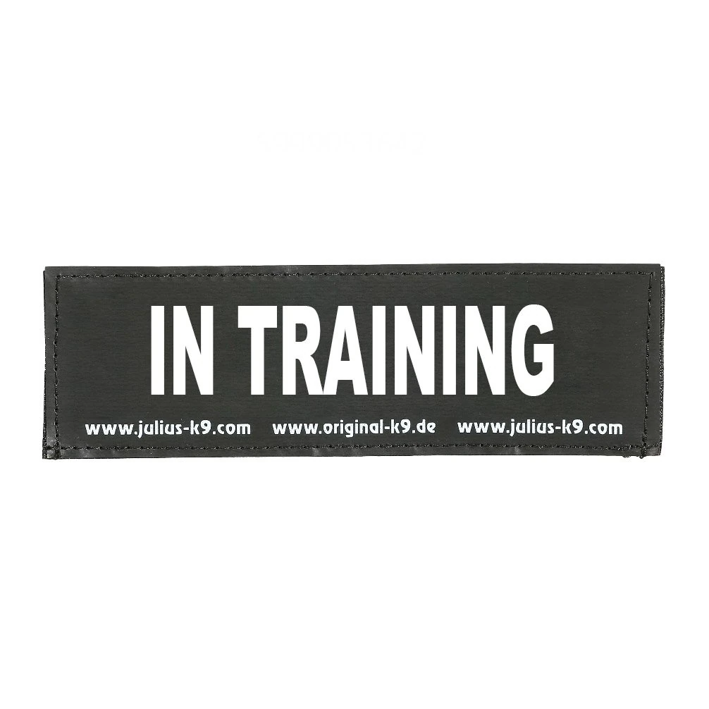 Interchangeable Patches, 1 pair, In Training, Black, Size: Small