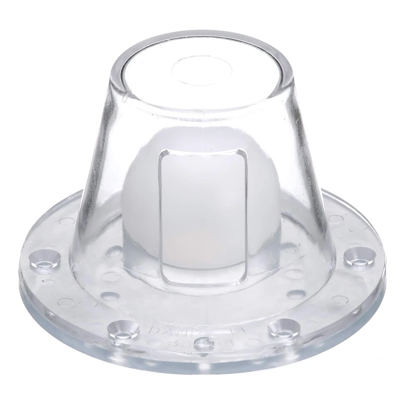 Seachoice Self-Bailing Scupper, Large, Clear, Fits 1.5-3 In. Openings