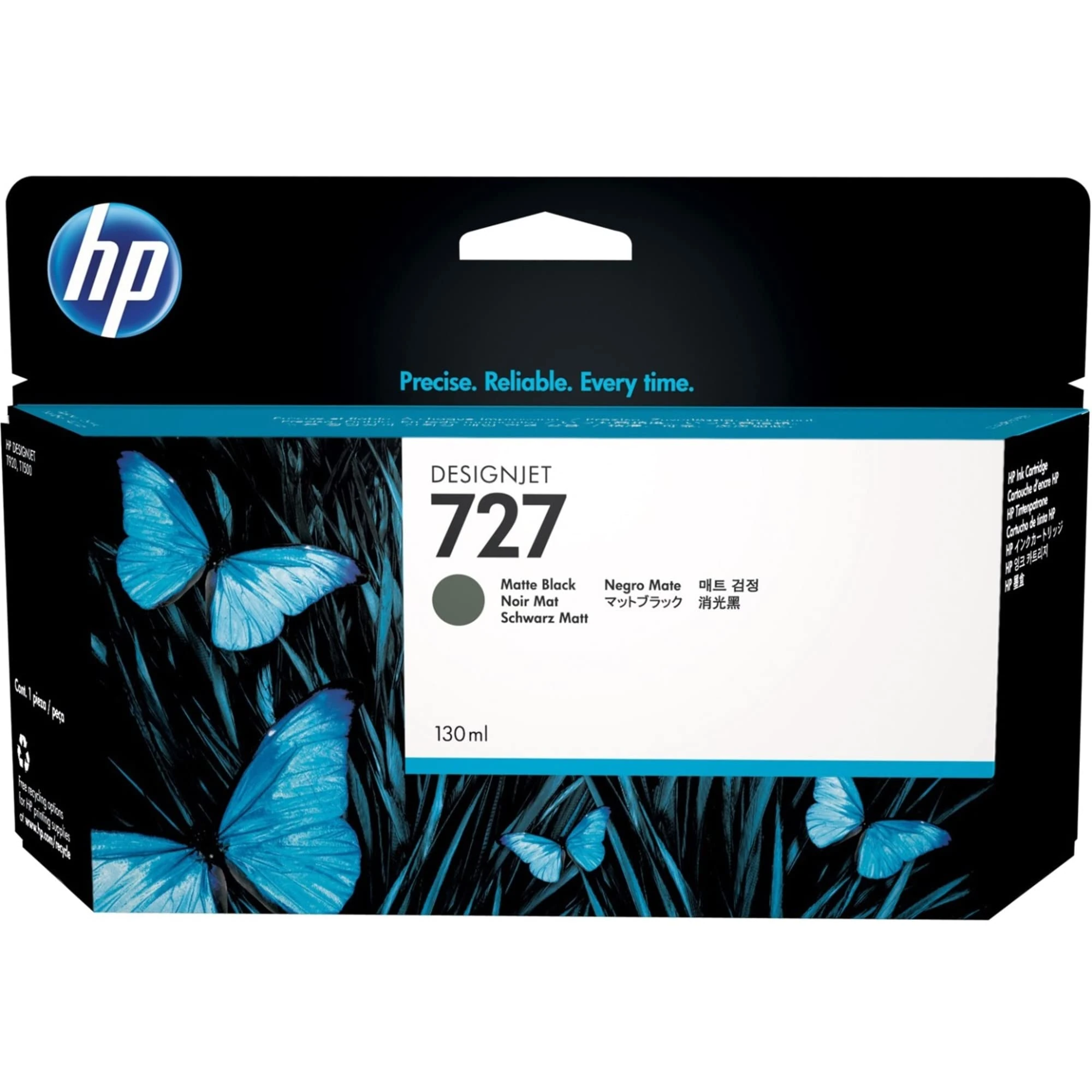 HP B3P22A 727 - - 1 x Matte Black - Ink cartridge - For DesignJet T1500 T2500 T920 - (Consumables > Ink and Toner Cartridges)
