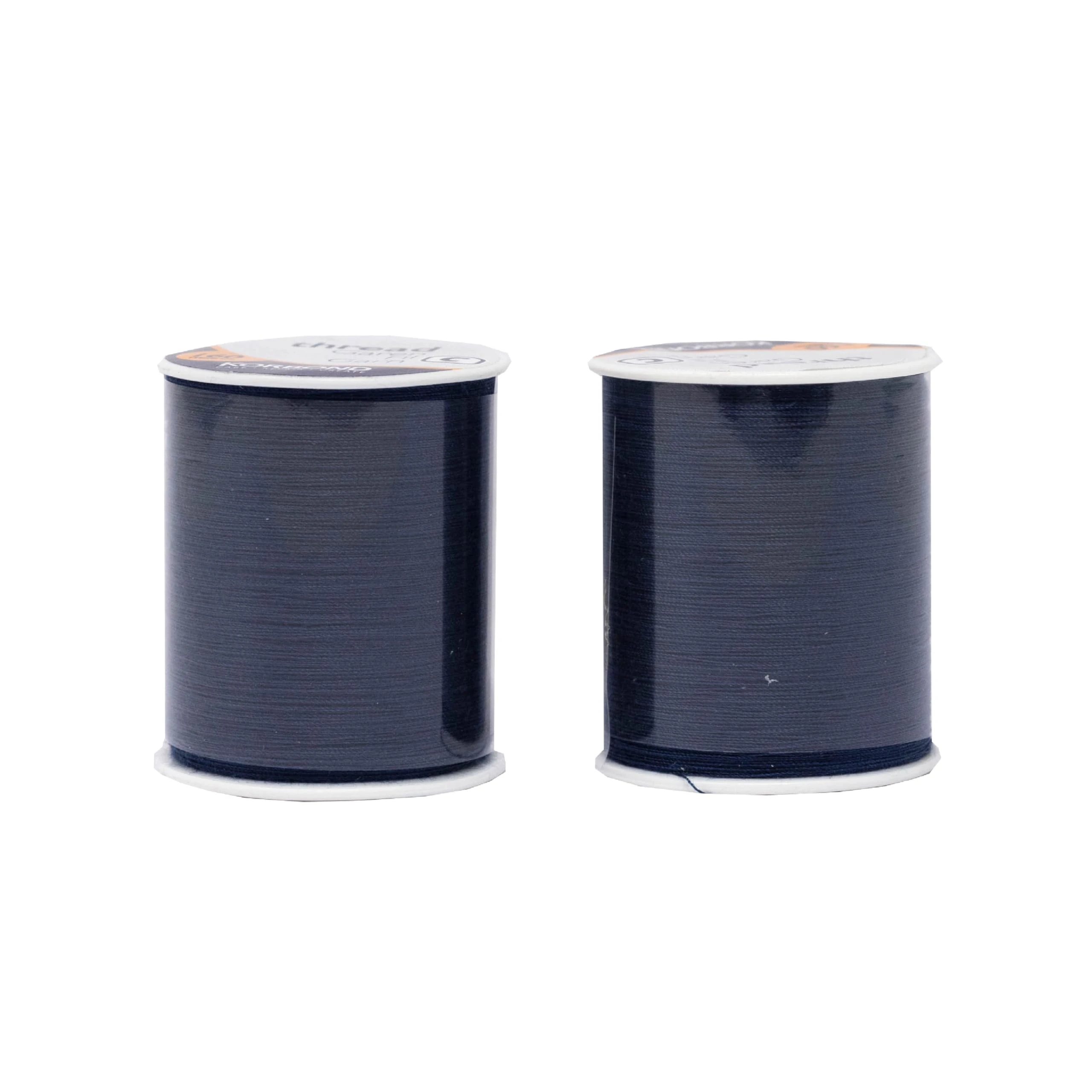 Korbond 320m Sewing Thread – 2 x 160m Spools - Navy Polyester – Hand and Machine Sewing