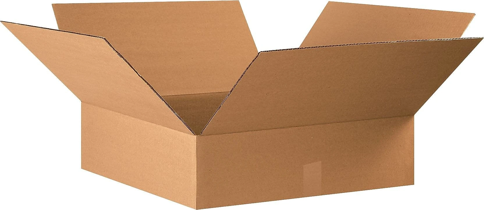The Packaging Wholesalers 22 x 22 x 4 Inches Shipping Boxes, 20-Count (BS222204)