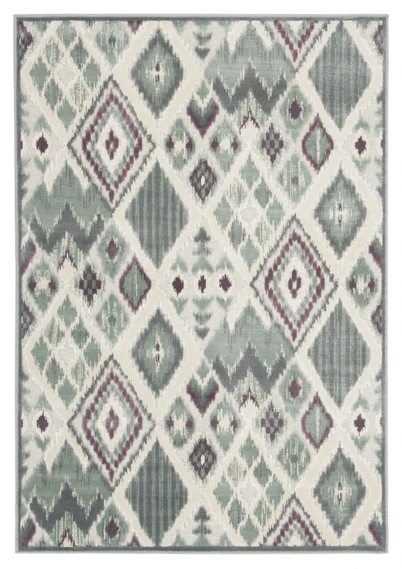 Safavieh Transitional Indoor Woven Rectangle Area Rug, Paradise Collection, PAR114, in Grey / Multi, 122 X 170 cm for Living Room, Bedroom or Any Indoor Space