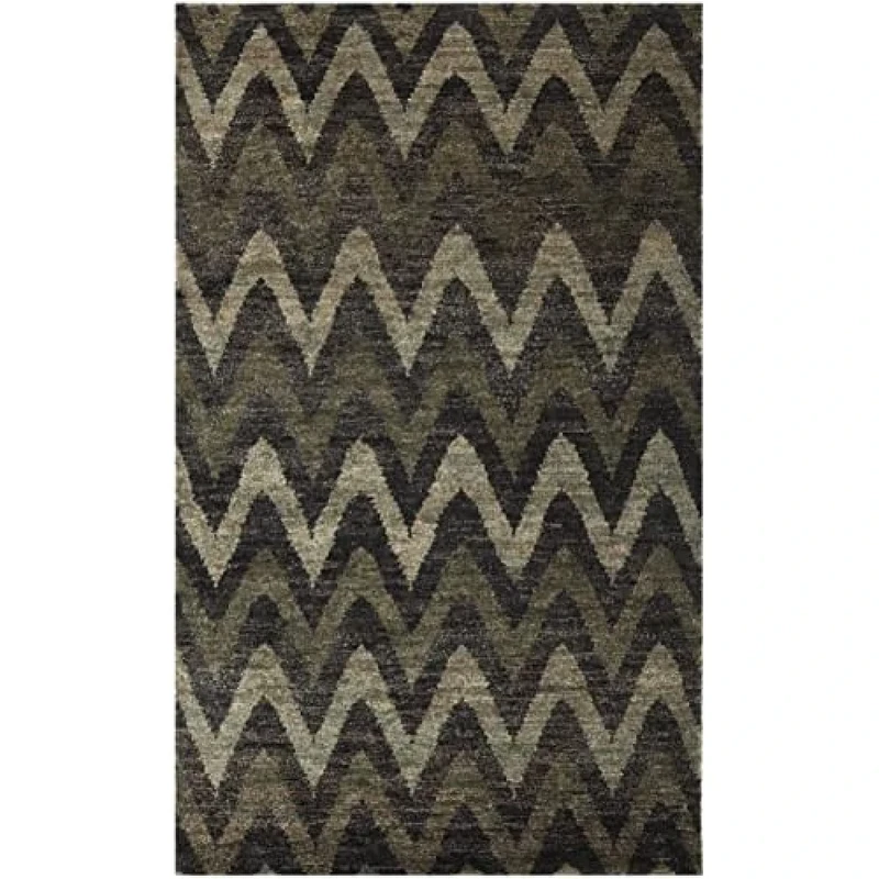 Safavieh Bohemian Indoor Hand Knotted Rectangle Area Rug, Bohemiam Collection, TMF343, in Blue Granite, 152 X 244 cm for Living Room, Bedroom or Any Indoor Space