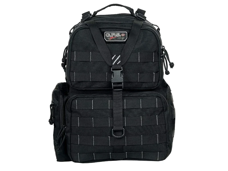 G Outdoors 301214-SSI G.P.S. Tactical Range Backpack Black GPS-T1612BPB - multi, N/A