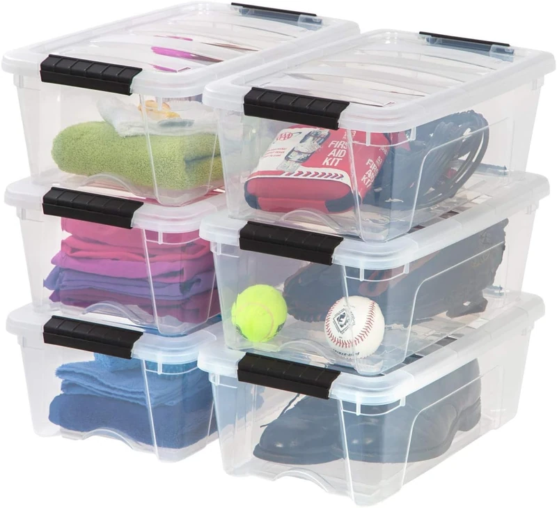 IRIS 12.2l Stack and Pull Box 6-Piece Set - Image 1