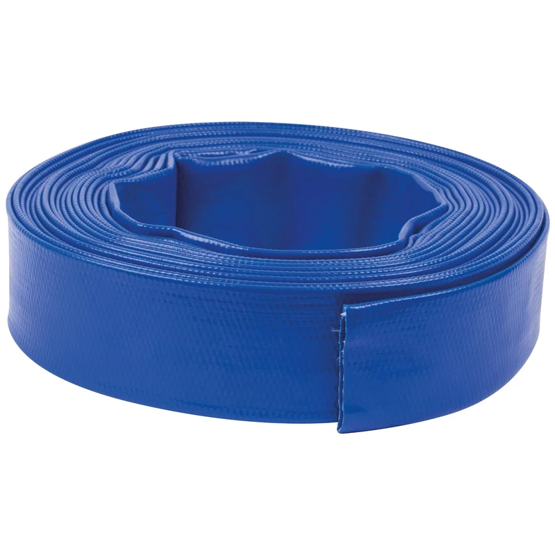 SIP 1.25" 10m Layflat Delivery Hose, PVC Water Pump Discharge Hose for Irrigation & Drainage