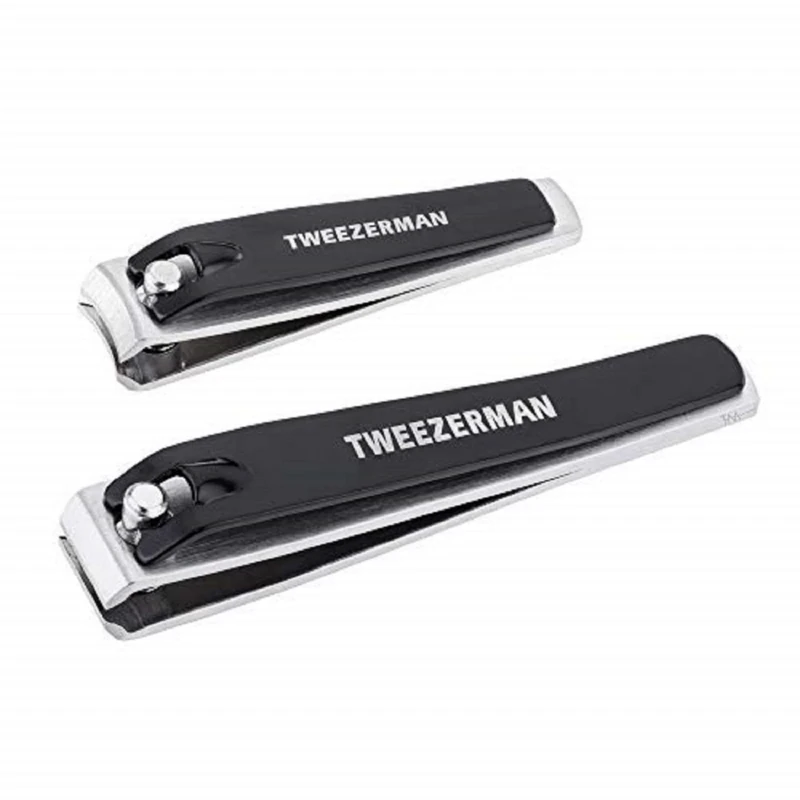 Tweezerman Stainless Steel Nail Clipper Set - 2 Pack