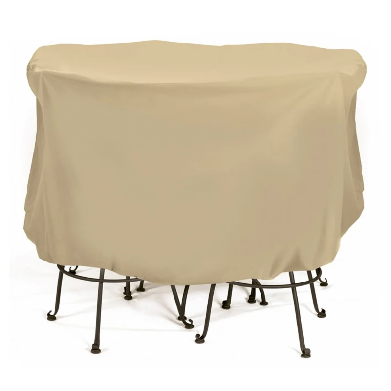 Smart Life 2d-pf52365 Two Dogs Bench Cover, Khaki, Double Seam and Weather Resistant 74-Inch khaki - Image 1